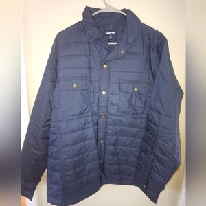 Lands End synthetic down button jacket (no hood)